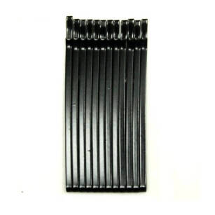 BLACK STRAIGHT HAIRGRIPS 7cm 12 pcs