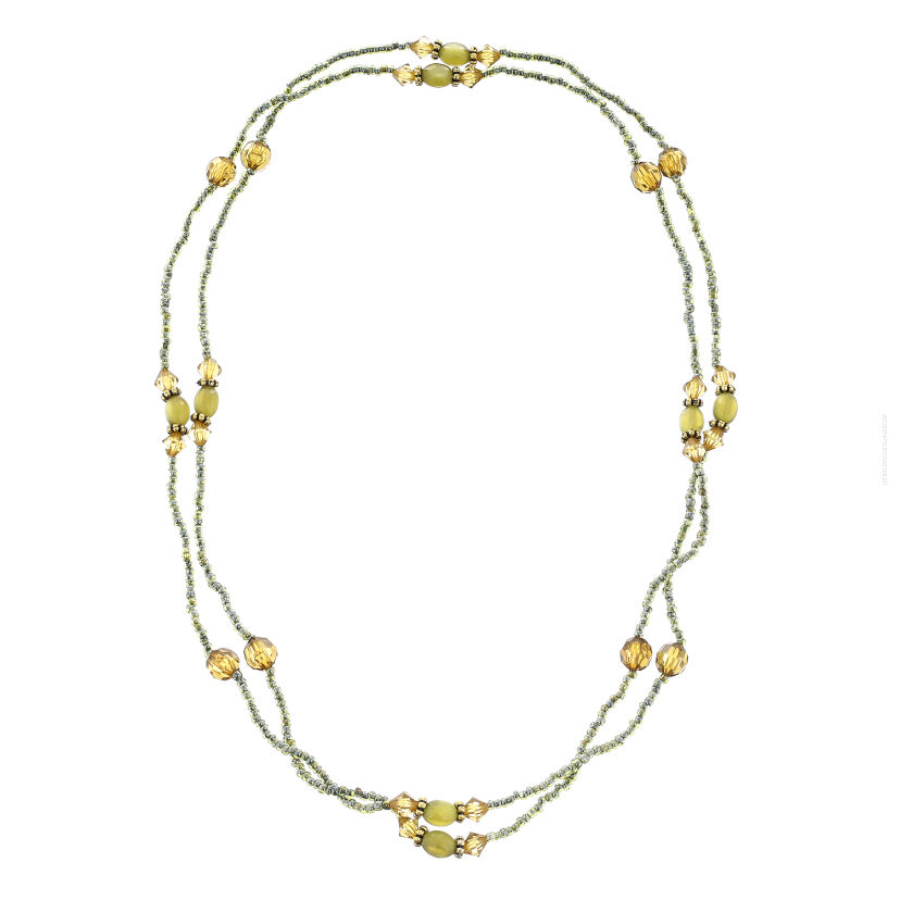 KOMPLET BIŻUTERII  KORALE + KOLCZYKI                                              0676-1008