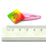 PYKI / SPINKI DO WŁOSÓW DZIECIĘCE W KSZTAŁCIE ROMBU 6 SZTUK (0317-117) - 2