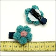 SPINKI DO WŁOSÓW DZIECIĘCE Z OZDOBAMI 4 SZTUKI (0005-10) - 2