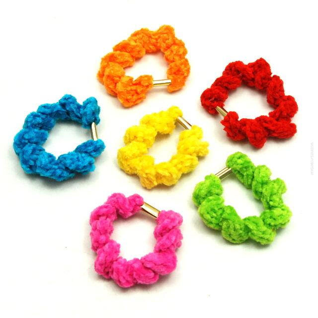 GUMKI DO WŁOSÓW GRUBE KOLOROWE (6 SZTUK) 0301-515