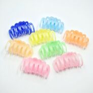 SZCZĘKI / KLAMRY DO WŁOSÓW KOLOROWE 6 SZTUK                                                                                  (O340-16 SAM) - 3