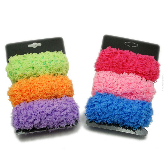 GUMKI  DO WŁOSÓW FROTKI DUŻE KOLOROWE (6 SZT) 0194-44