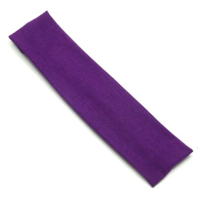 OPASKA NA GŁOWĘ ELASTYCZNA CIEMNY FIOLET WĄSKA szer. 5 cm (01719230 SA)
