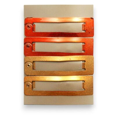 PYKI / SPINKI DO WŁOSÓW BEZ OZDÓB METALOWE 4 SZTUKI (0286 S)