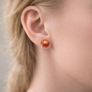 KLIPSY KLASYCZNE MAŁE RUDE / RDZAWE 0602-50 - 2