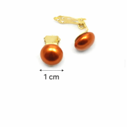 KLIPSY KLASYCZNE MAŁE RUDE / RDZAWE 0602-50 - 4