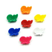 SZCZĘKI / KRABIKI KOLOROWE MOTYLE  36 SZTUK                                                      (5810-2 SAM2) - 2