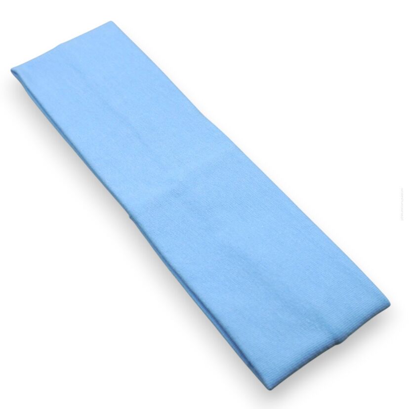 OPASKA ELASTYCZNA WĄSKA JASNY BŁĘKIT 5.5 CM                                      (0171-8)