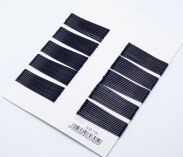 WSUWKA KARBOWANA CZARNA 5 CM 2 KULKI 100 SZTUK                         (305/100) - 3