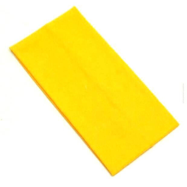 OPASKA NA GŁOWĘ ELASTYCZNA SZEROKA ŻÓŁTA 10 cm (01749945 SA)