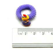 GUMKI DO WŁOSÓW DZIECIĘCE DZEWCZYNKA W SPÓDNICZCE 12 SZTUK 0289-12 - 3