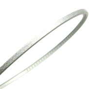 OPASKI CIENKIE SREBRNE BROKATOWE 12 SZTUK (0323-44 SA) - 4