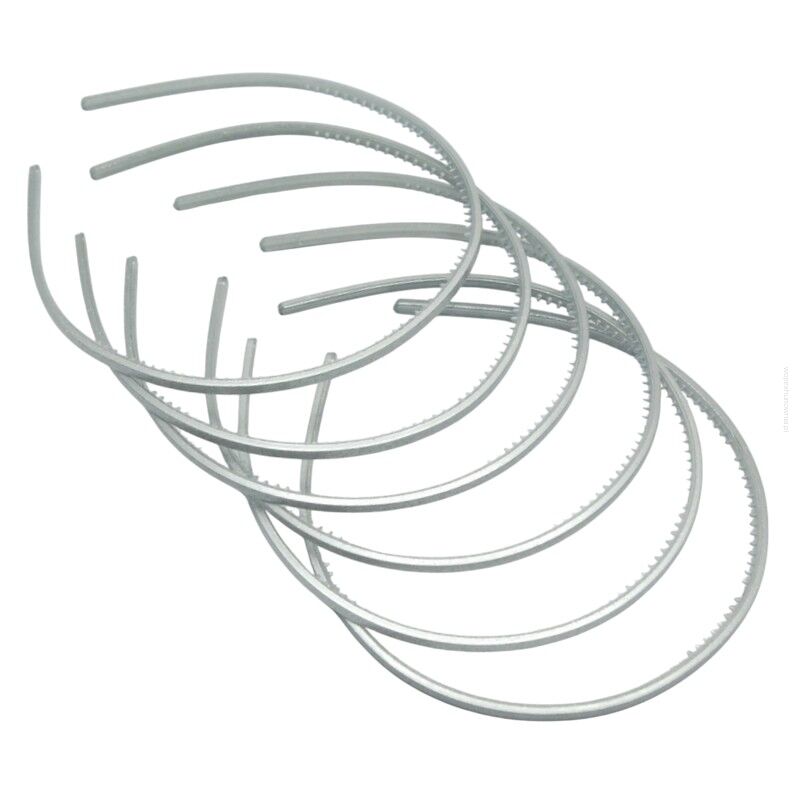 OPASKI CIENKIE SREBRNE BROKATOWE 12 SZTUK (0323-44 SA)