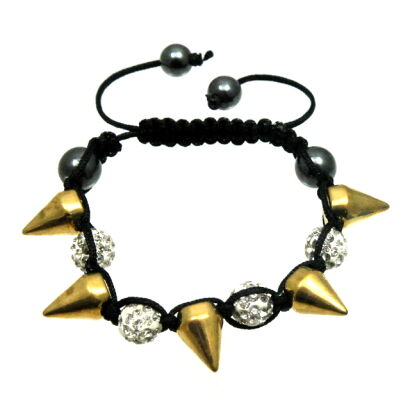 BRANSOLETKA  NA SZNURKU Z "ĆWIEKAMI"                                                                                          0611-169