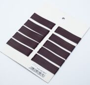 WSUWKA KARBOWANA BRĄZ MATOWA 6CM 2 KULKI 100 SZTUK                                                                                            (316/100 MAT) - 3