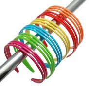 OPASKI DO WŁOSÓW POTRÓJNE KOLOROWE 6 SZTUK                                                                          (0298 SAM) - 2