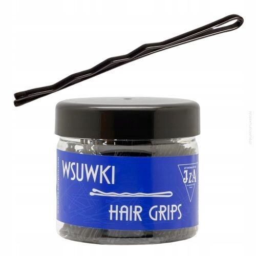 WSUWKI DO WŁOSÓW IZA KARBOWANE CZARNE 5 CM 2 KULKI 500G               (305/G)