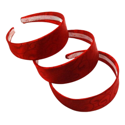 OPASKI SZEROKIE CZERWONE 3 SZTUKI                                                                          (6208 SA)