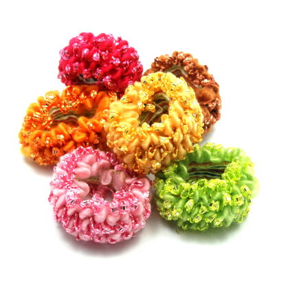 GUMKI DO WŁOSÓW FROTKI DUŻE KOLOROWE 12 SZTUK (0060 SA)