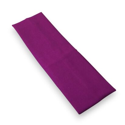 OPASKA NA GŁOWĘ ELASTYCZNA WĄSKA BURGUNDOWA 5 CM                            (0171-45)