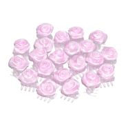 SZCZĘKI RÓŻYCZKI RÓŻOWE-JASNE 30 SZTUK                                             (0036/P/30) - 2