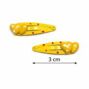 SPINKI / PYKI DO WŁOSÓW Z SERDUSZKAMI 6 SZTUK (0301-18 SAH) - 3