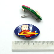 KLAMRY / SPINKI DO WŁOSÓW DZIECIĘCE KOLOROWE 3 SZTUKI (0209-516) - 2