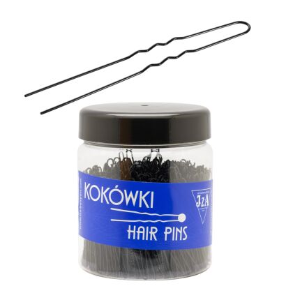 KOKÓWKI SZPILKI CZARNE KARBOWANE 8.5 CM 500G                                                             (B285/G)