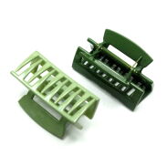 SZCZĘKI / KLAMRY DO WŁOSÓW ZIELONE 4 SZTUKI                                       (SZD-2 SAH) - 2