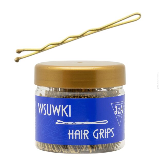 WSUWKA KARBOWANA ZŁOTA 6 CM 2 KULKI 500G                                                          (326/G)