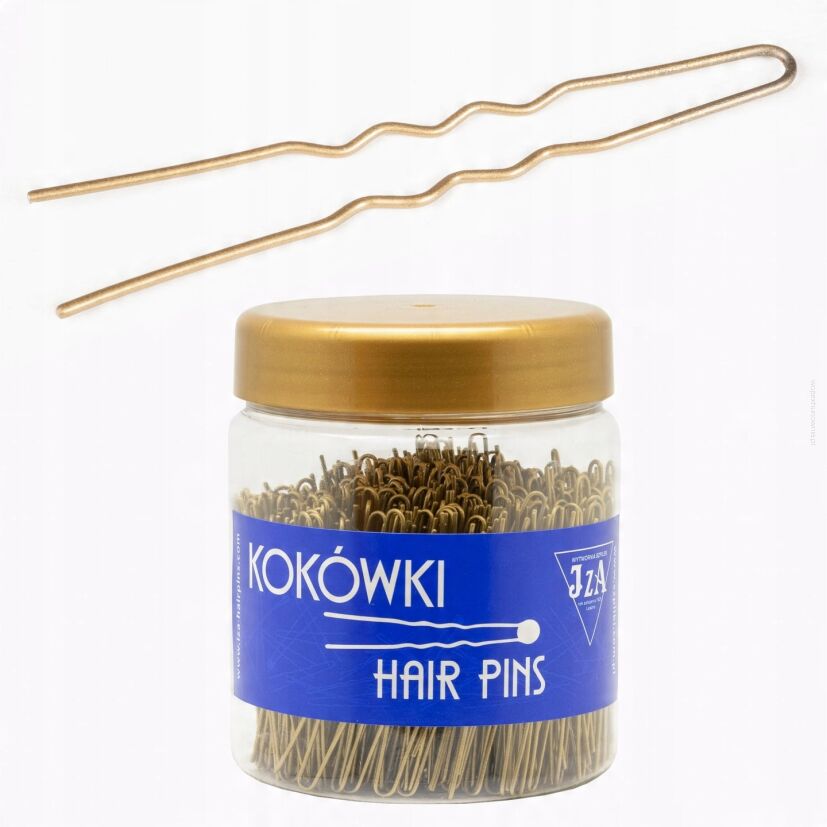 KOKÓWKA FRYZJERSKA KARBOWANA ZŁOTA 6.5 CM 500G  B065/G)
