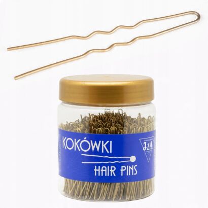 KOKÓWKA FRYZJERSKA KARBOWANA ZŁOTA 6.5 CM 500G  B065/G)