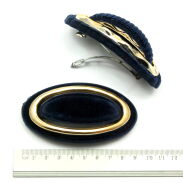 KLAMRY / AUTOMATY DO WŁOSÓW WELUROWE 2 SZTUKI                                                                           (9998-4 SAH) - 2