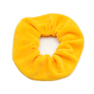 GUMKA/ SCRUNCHIE WELUR ŻÓŁTA PRODUKT POLSKI !                                                                           0103-Ż                                                  