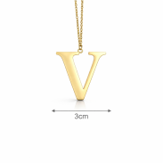 NASZYJNIK Z LITERKĄ  