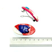 KLAMRY / SPINKI DO WŁOSÓW DZIECIĘCE KOLOROWE 3 SZTUKI (0209-552) - 2