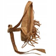 TOREBKA ZAMSZOWA Z FRĘDZLAMI W KOLORZE BEŻOWYM                                        TOR-10 - 4