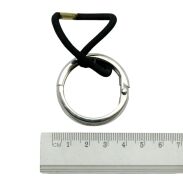 GUMKI DO WŁOSÓW Z OTWIERANĄ METALOWĄ OZDOBA 2 SZTUKI                                   (0365-4 SAH) - 3