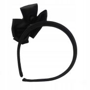 CZARNE OPASKI OZDOBNE Z ORYGINALNĄ KOKARDKĄ RÓŻA KWIAT 4 SZTUKI 0176-52 SA) - 3