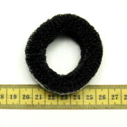 GUMKI DO WŁOSÓW FROTKI DUŻE BIAŁO-CZARNE (4 SZTUKI)  0194-51 - 4