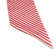 APASZKA DAMSKA BIAŁA-CZERWONO W PASKI                                           (AP-5) - 2