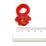 GUMKI DO WŁOSÓW DZIECIĘCE KWIATKI WIELOKOLOROWE (6 SZTUK) 0317-132 - 2