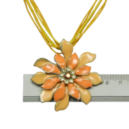 NASZYJNIK / WISIOR NA SZNURECZKACH Z OZDOBNĄ ZAWIESZKĄ                                                    (4801 SAM) - 3