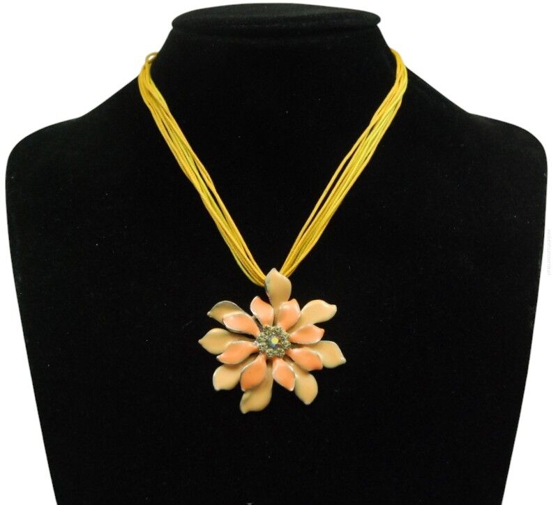 NASZYJNIK / WISIOR NA SZNURECZKACH Z OZDOBNĄ ZAWIESZKĄ                                                    (4801 SAM)