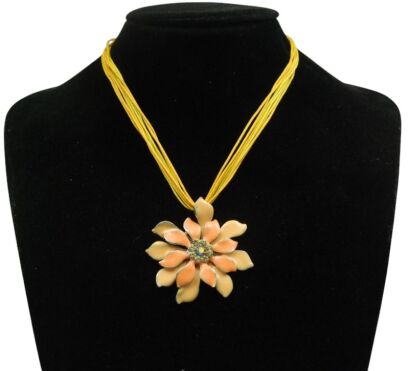 NASZYJNIK / WISIOR NA SZNURECZKACH Z OZDOBNĄ ZAWIESZKĄ                                                    (4801 SAM)