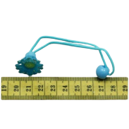 GUMKI DO WŁOSÓW DZIECIĘCE Z OZDOBAMI KWIATKAMI 12 SZTUK (0408 S) - 3