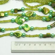 KORALE / NASZYJNIK Z KORALIKAMI Z  MASY PERŁOWEJ     0611-697 - 4