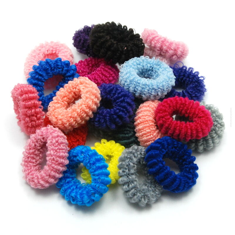 GUMKI DO WŁOSÓW FROTKI MIX KOLORÓW 25 SZTUK                                                  (GUFR-8 SAH)