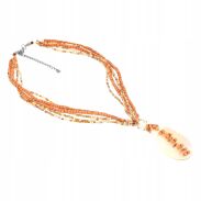 WISIOREK / NASZYJNIK Z ZAWIESZKĄ Z MASY PERŁOWEJ                                                    (0665-1005 SAHG) - 2